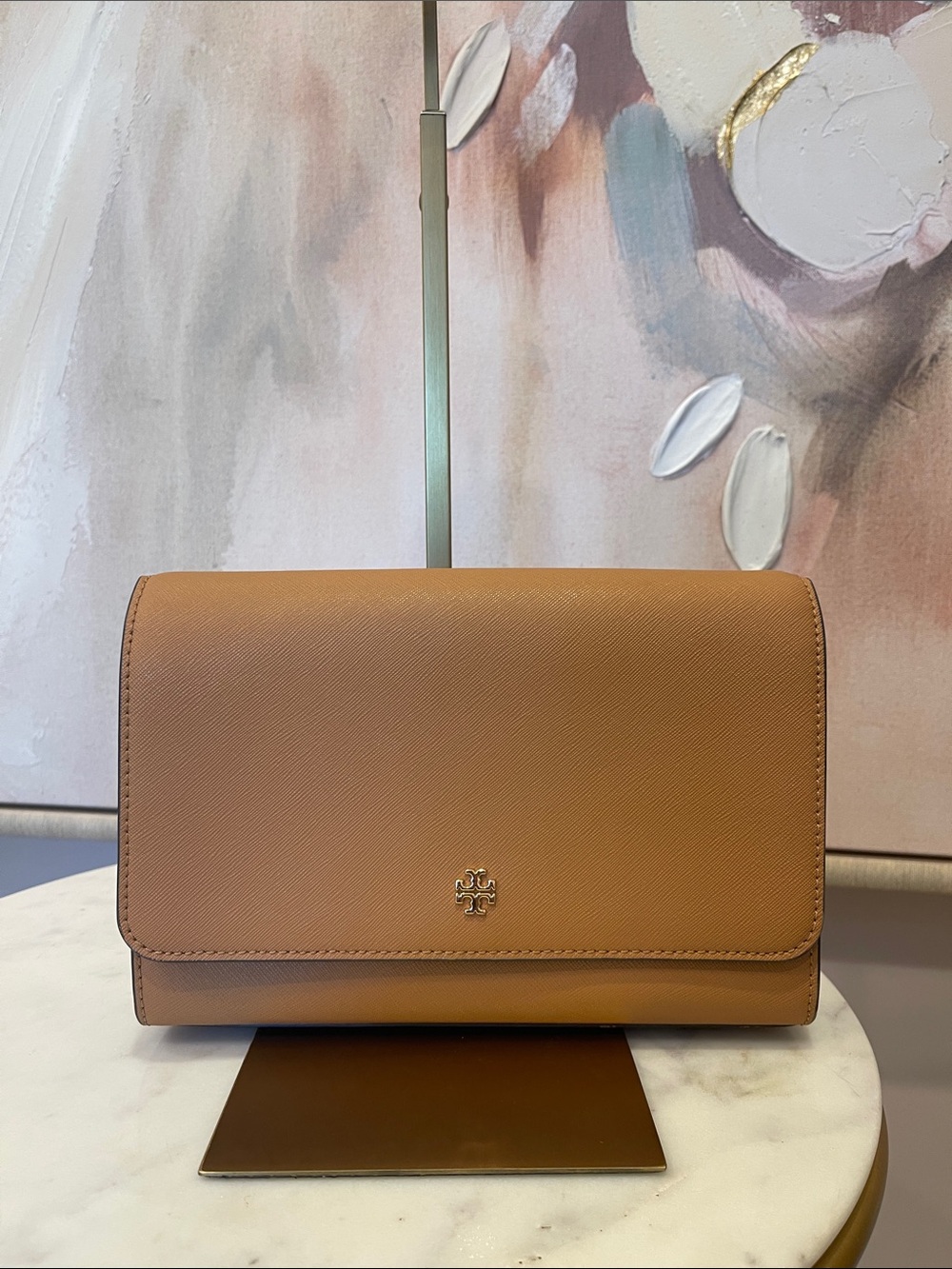 Tory Burch Tan Emerson Crossbody Bag